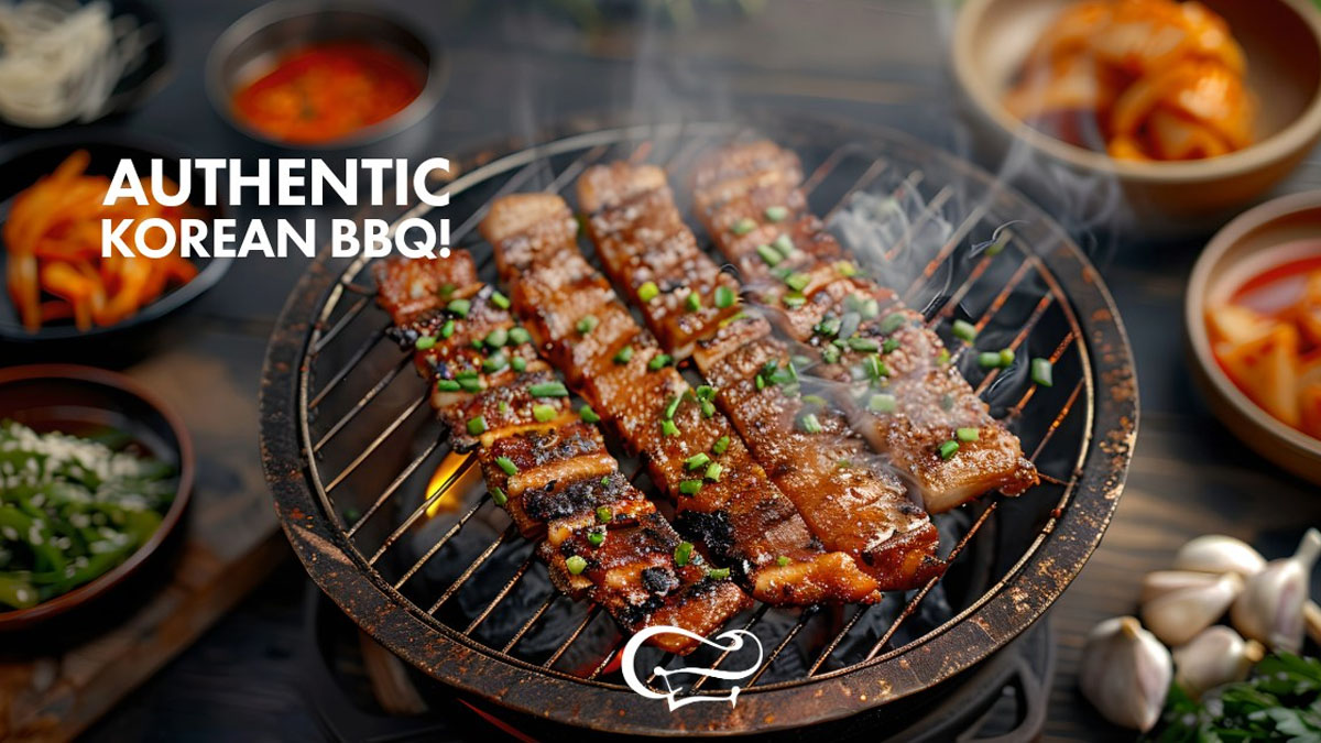 Authentic Korean BBQ with Strawberry Soju Cocktail at The Joyful Gourmet